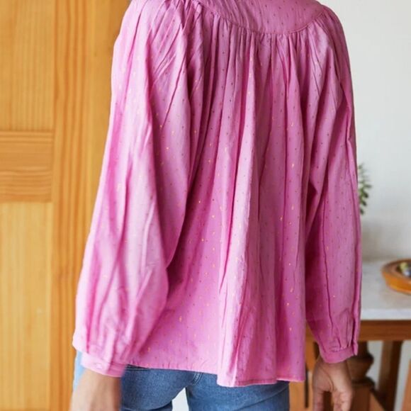 EMERSON FRY OLYMPIA SHIRT - PINK GOLD
DOT LUREX Size XS - Picture 2 of 10